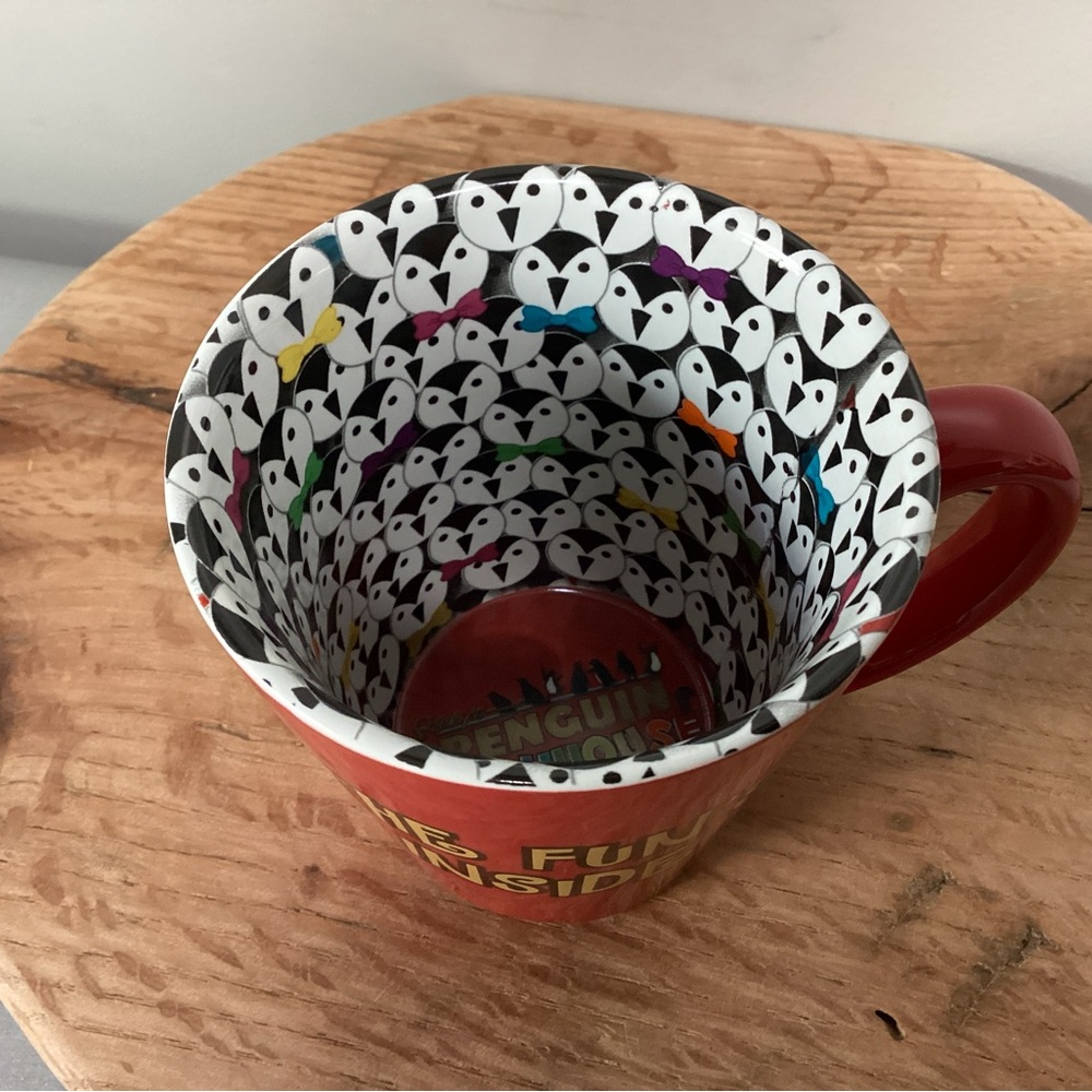 🔴 “The Fun’s Inside” Coffee / Tea / Beverage Mug / Cup - Ceramic - Excellent - Picture 4 of 13